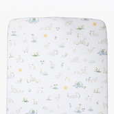 Living Textiles Living Textiles 2 Piece Goosey Goosey Organic Cotton Cot Fitted Sheet Set