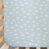 Living Textiles Living Textiles 2 Piece Elephant Playtime Organic Cotton Cot Fitted Sheet Set
