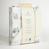 Living Textiles Living Textiles Tractor Ride Organic Cotton Pram Blanket