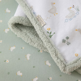 Living Textiles Living Textiles Goosey Goosey Organic Cotton Pram Blanket
