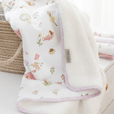 Living Textiles Living Textiles Whimsical Wonderland Organic Cotton Pram Blanket