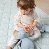 Living Textiles Living Textiles Goosey Goosey Reversible Organic Cotton Cot Comforter