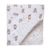 Living Textiles Living Textiles Cuddly Bear Reversible Organic Cotton Cot Comforter