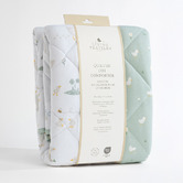 Living Textiles Living Textiles Goosey Goosey Reversible Organic Cotton Cot Comforter
