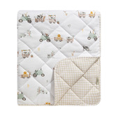 Living Textiles Living Textiles Tractor Ride Reversible Organic Cotton Cot Comforter