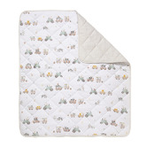 Living Textiles Living Textiles Tractor Ride Reversible Organic Cotton Cot Comforter