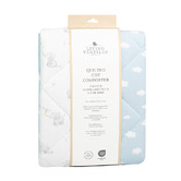Living Textiles Living Textiles Elephant Playtime Reversible Organic Cotton Cot Comforter