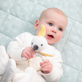 Living Textiles Living Textiles Australiana Reversible Organic Cotton Cot Comforter