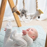 Living Textiles Living Textiles Australiana Reversible Organic Cotton Cot Comforter