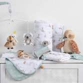 Living Textiles Living Textiles Australiana Reversible Organic Cotton Cot Comforter