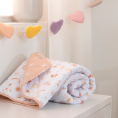 Living Textiles Living Textiles Bohemian Bliss Reversible Organic Cotton Cot Comforter