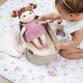 Living Textiles Living Textiles Whimsical Wonderland Reversible Organic Cotton Cot Comforter