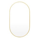 Wall Art Studio Halo Oval Aluminium Wall Mirror
