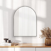 Wall Art Studio Halo Arch Aluminium Wall Mirror | Temple & Webster