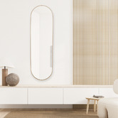 Wall Art Studio Halo Oval Aluminium Wall Mirror