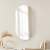 Wall Art Studio Halo Oval Aluminium Wall Mirror