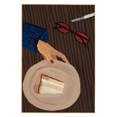 Middle of Nowhere Burgundy Sweet Treat Canvas Wall Art