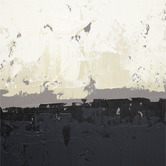 Middle of Nowhere Coal Shore Framed Canvas Wall Art