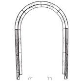 The Complete Garden Laurel Metal Garden Arch | Temple & Webster