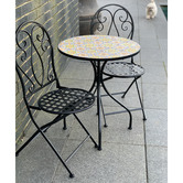 The Complete Garden 2 Seater Mosaic Sicily Outdoor Bistro Set