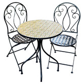 The Complete Garden 2 Seater Mosaic Tuscan Outdoor Bistro Set