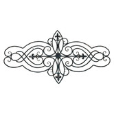 The Complete Garden Antique Blue &amp; Brown Metal Wall Accent