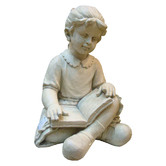 The Complete Garden Girl Reading Fibrestone Statue