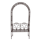 The Complete Garden Steel Garden Bench with Arch
