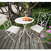 The Complete Garden 2 Seater Lazio Patio Chair &amp; Side Table Set