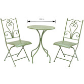 The Complete Garden 2 Seater Lazio Patio Chair &amp; Side Table Set