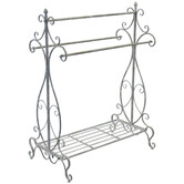 The Complete Garden Metal Provincial look Towel Rack
