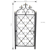 The Complete Garden Brendan Steel Garden Gate