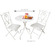 The Complete Garden 2 Seater Lazio Patio Chair &amp; Side Table Set