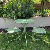 The Complete Garden 2 Seater Lazio Patio Chair &amp; Side Table Set