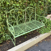 The Complete Garden Adele Steel Garden Bench