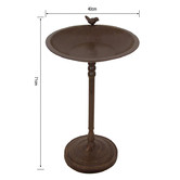 The Complete Garden Steel Bird Bath &amp; Feeder