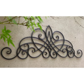 The Complete Garden Antique Brown &amp; Black Metal Wall Accent