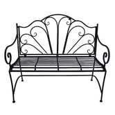 The Complete Garden 2 Seater Ornate Steel Garden Bench