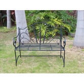 The Complete Garden 2 Seater Ornate Steel Garden Bench