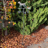 The Complete Garden Channing Dog Steel Weather Vane