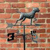 The Complete Garden Channing Dog Steel Weather Vane