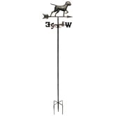 The Complete Garden Channing Dog Steel Weather Vane