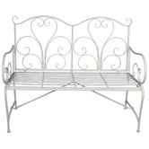 The Complete Garden Adele Steel Garden Bench