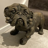 The Complete Garden Luke Bulldog Fibrestone Statue