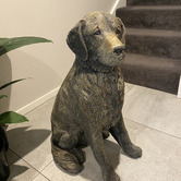 The Complete Garden Cooper Labrador Retriever Fibrestone Statue