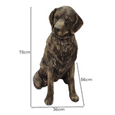 The Complete Garden Cooper Labrador Retriever Fibrestone Statue