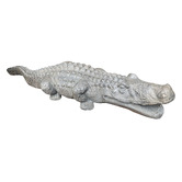 The Complete Garden Ripley Crocodile Fibrestone Statue