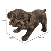 The Complete Garden Luke Bulldog Fibrestone Statue
