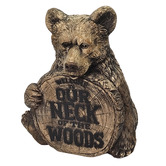 The Complete Garden Kuma Welcome Bear Fibrestone Statue