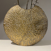The Complete Garden Gold Thalia Steel Vase